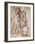 Portrait of the Duke of Lerma on Horseback (Drawing, 17Th Century)-Peter Paul Rubens-Framed Giclee Print