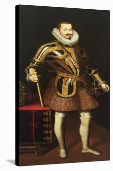 Portrait of the Duke of Lerma-Don Juan Carreño de Miranda-Stretched Canvas