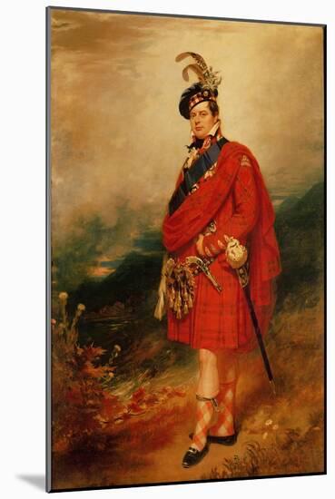 Portrait of the Duke of Sussex-null-Mounted Giclee Print