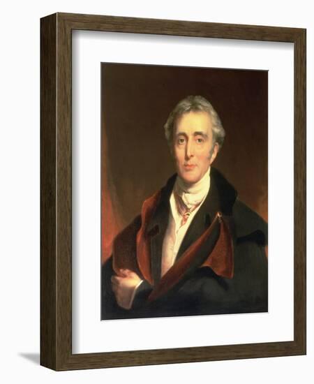 Portrait of the Duke of Wellington-Thomas Lawrence-Framed Giclee Print