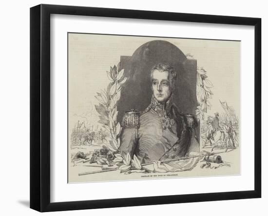 Portrait of the Duke of Wellington-null-Framed Giclee Print