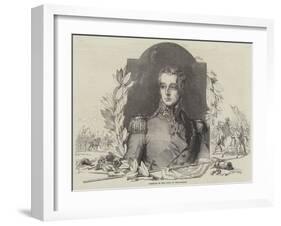 Portrait of the Duke of Wellington-null-Framed Giclee Print