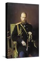 Portrait of the Emperor Alexander III, 1886-Ivan Kramskoy-Stretched Canvas