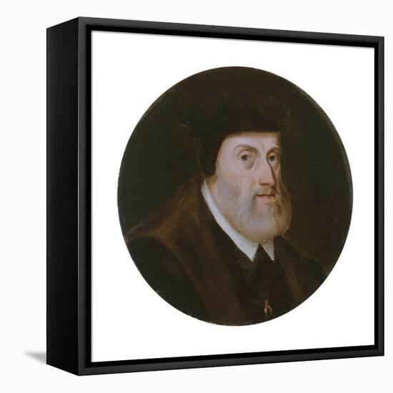 Portrait of the Emperor Charles V (1500-155), C. 1550-null-Framed Stretched Canvas