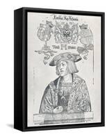 Portrait of the Emperor Charles V, 1519-Albrecht Dürer-Framed Stretched Canvas