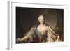 Portrait of the Empress Elizabeth Petrovna, 1758-Louis Tocque-Framed Giclee Print