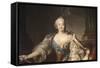 Portrait of the Empress Elizabeth Petrovna, 1758-Louis Tocque-Framed Stretched Canvas