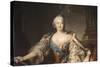 Portrait of the Empress Elizabeth Petrovna, 1758-Louis Tocque-Stretched Canvas