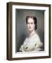 Portrait of the Empress Eugenie (1826-1920)-Franz Xaver Winterhalter-Framed Giclee Print