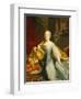 Portrait of the Empress Maria-Theresa, 1749-Johann Gottfried Auerbach-Framed Giclee Print