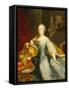 Portrait of the Empress Maria-Theresa, 1749-Johann Gottfried Auerbach-Framed Stretched Canvas