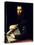 Portrait of the Engineer Luca Martini-Agnolo Bronzino-Stretched Canvas