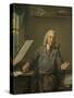 Portrait of the Engraver Jan Casper Philips-Tibout Regters-Stretched Canvas