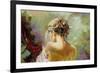 Portrait Of The Exposed Girl Behind-balaikin2009-Framed Art Print