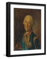 Portrait of the Field Marshal and Politician Count Burkhard Christoph Von Munnich (1683-176), 1764-Heinrich Buchholz-Framed Giclee Print