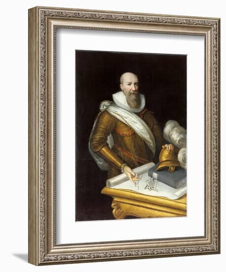 Portrait of the First Duke of Sully, Maximilien De Bethune by Frans Pourbus the Younger-null-Framed Giclee Print