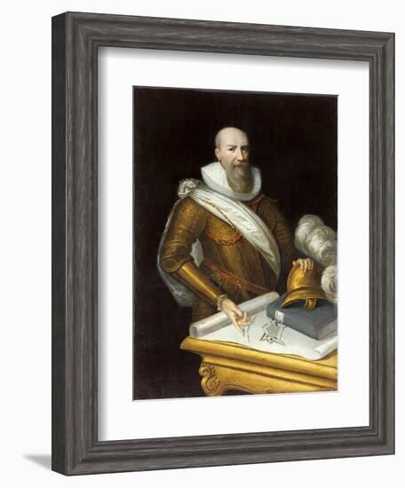 Portrait of the First Duke of Sully, Maximilien De Bethune by Frans Pourbus the Younger-null-Framed Giclee Print