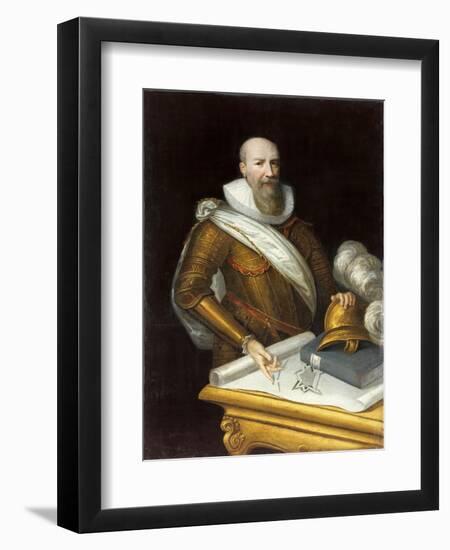 Portrait of the First Duke of Sully, Maximilien De Bethune by Frans Pourbus the Younger-null-Framed Giclee Print