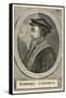 Portrait of the French Theologian John Calvin-null-Framed Stretched Canvas
