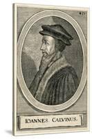 Portrait of the French Theologian John Calvin-null-Stretched Canvas