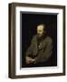 Portrait of the Fyodor Dostojevsky-Vasili Grigorevich Perov-Framed Giclee Print