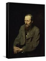 Portrait of the Fyodor Dostojevsky-Vasili Grigorevich Perov-Framed Stretched Canvas