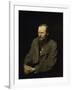 Portrait of the Fyodor Dostojevsky-Vasili Grigorevich Perov-Framed Giclee Print