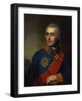 Portrait of the General-Aide-De-Camp Count Pyotr Tolstoy (1761-184)-Vladimir Lukich Borovikovsky-Framed Giclee Print