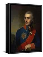 Portrait of the General-Aide-De-Camp Count Pyotr Tolstoy (1761-184)-Vladimir Lukich Borovikovsky-Framed Stretched Canvas