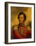 Portrait of the General Fyodor Petrovich Uvarov (1773-182), before 1825-George Dawe-Framed Giclee Print