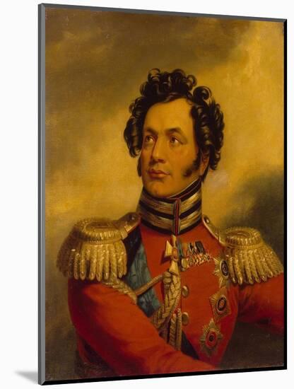 Portrait of the General Fyodor Petrovich Uvarov (1773-182), before 1825-George Dawe-Mounted Giclee Print