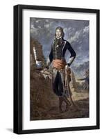 Portrait of the General Marceau after a Painting by Antoine Louis Francois Sergent-null-Framed Giclee Print