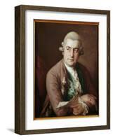 Portrait of the German Composer Johan Christian Bach-Thomas Gainsborough-Framed Giclee Print