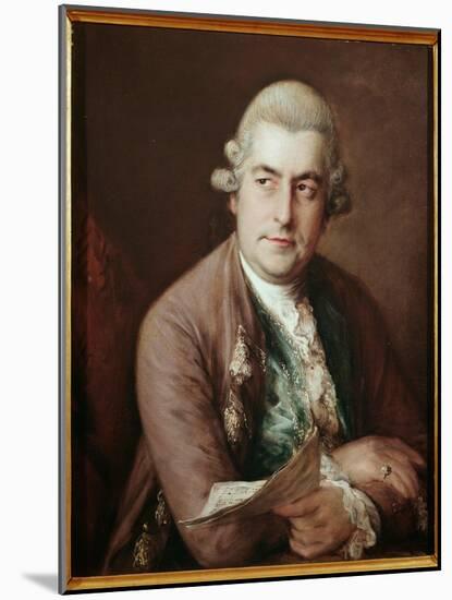 Portrait of the German Composer Johan Christian Bach-Thomas Gainsborough-Mounted Giclee Print