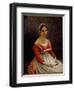 Portrait of the Girl (Oil on Canvas, 19Th Century)-Jean Baptiste Camille Corot-Framed Giclee Print