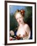 Portrait of the Goddess Flora, C.1720-Giovanni Antonio Pellegrini-Framed Giclee Print