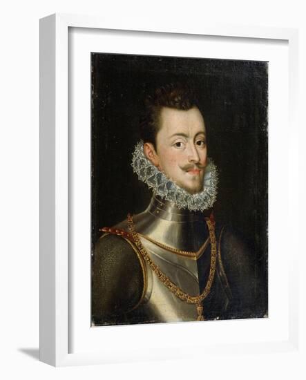 Portrait of the Governor of the Habsburg Netherlands Don John of Austria, 16th Century-Alonso Sanchez Coello-Framed Giclee Print