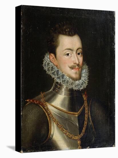 Portrait of the Governor of the Habsburg Netherlands Don John of Austria, 16th Century-Alonso Sanchez Coello-Stretched Canvas