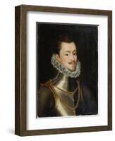 Portrait of the Governor of the Habsburg Netherlands Don John of Austria, 16th Century-Alonso Sanchez Coello-Framed Giclee Print