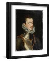 Portrait of the Governor of the Habsburg Netherlands Don John of Austria, 16th Century-Alonso Sanchez Coello-Framed Giclee Print