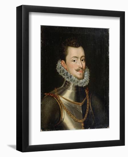 Portrait of the Governor of the Habsburg Netherlands Don John of Austria, 16th Century-Alonso Sanchez Coello-Framed Giclee Print