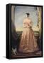 Portrait of the Grand Duchess Alexandra Nikolaevna, 1840-Christina Robertson-Framed Stretched Canvas