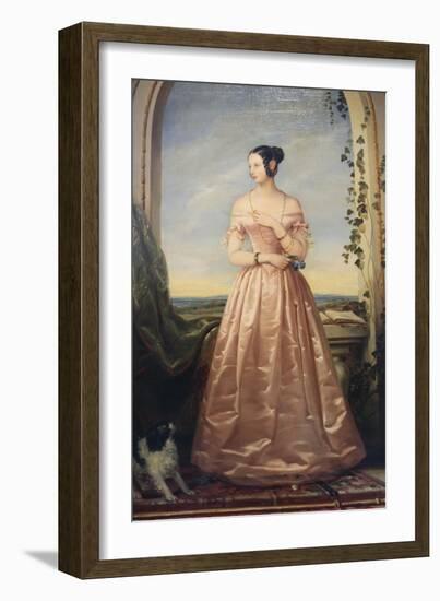 Portrait of the Grand Duchess Alexandra Nikolaevna, 1840-Christina Robertson-Framed Giclee Print