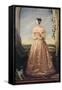 Portrait of the Grand Duchess Alexandra Nikolaevna, 1840-Christina Robertson-Framed Stretched Canvas