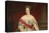 Portrait of the Grand Duchess Anna Pavlovna, 1849-Nicaise De Keyser-Stretched Canvas