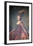 Portrait of the Grand Duchess Maria Feodorovna, 1777-Alexander Roslin-Framed Giclee Print