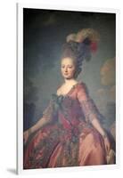 Portrait of the Grand Duchess Maria Feodorovna, 1777-Alexander Roslin-Framed Giclee Print