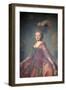 Portrait of the Grand Duchess Maria Feodorovna, 1777-Alexander Roslin-Framed Giclee Print