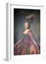 Portrait of the Grand Duchess Maria Feodorovna, 1777-Alexander Roslin-Framed Giclee Print