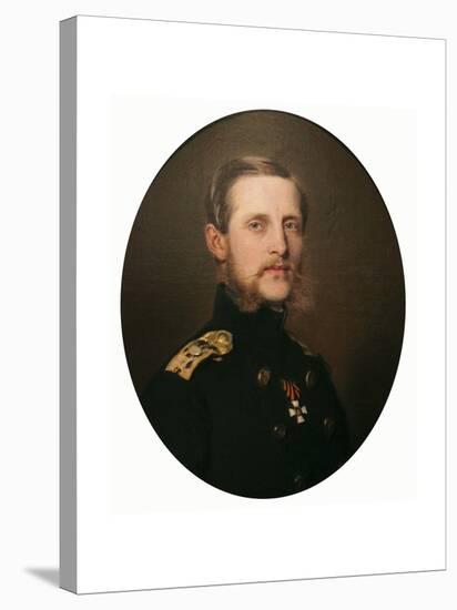 Portrait of the Grand Duke Konstantin Nikolaevich, 1859-Franz Xaver Winterhalter-Stretched Canvas